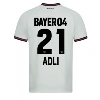 Dres Bayer Leverkusen Amine Adli #21 Gostujuci 2023-24 Kratak Rukav